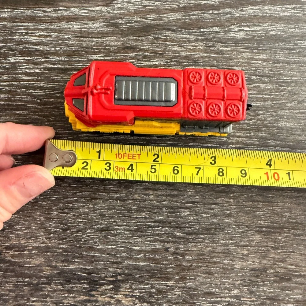 Matchbox MBX Heavy Freighter‎ Train Engine Diecast Red Yellow 2015 Collectible